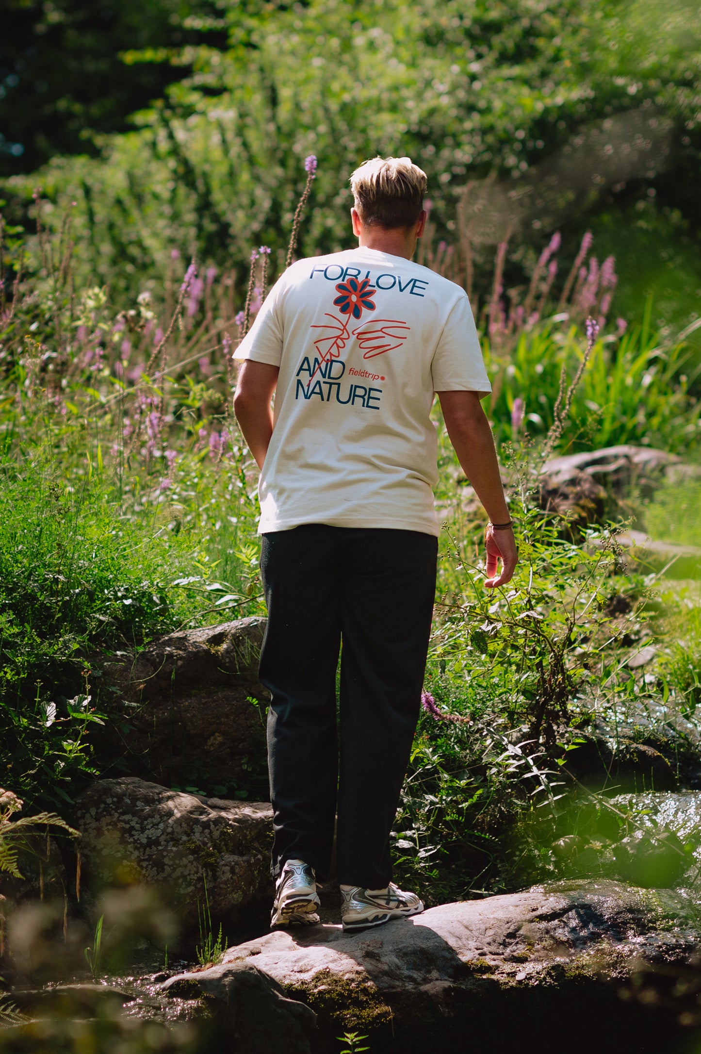 Field Trip - For Love and Nature T-shirt - Off White