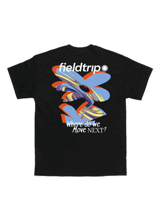 Field Trip - Flower T-shirt - Black